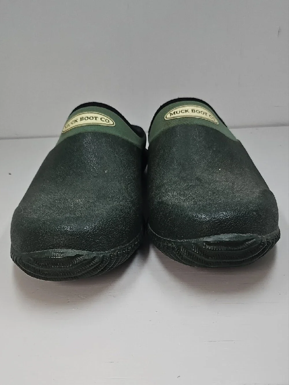 Muck Boot Co. Women's Waterproof Slip-On Garden Clog in Dark Green